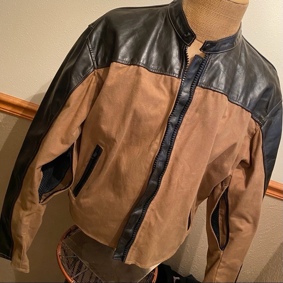 Canvas Motorcycle Riding Jacket 